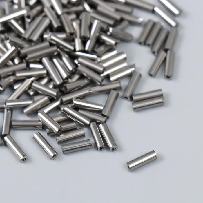 Бисер  Бисер "Zlatka" стеклярус 10 г, размер 3", 6 мм, №0577 черн.никель 93"78564