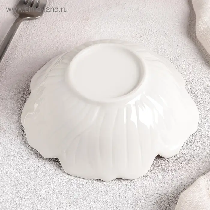 Блюдо &laquo;Цветочек&raquo;, 15.5&times;4.5 см, керамика