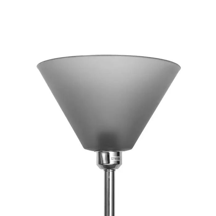 Плафон отдельный «Конус», Е27, дымчатый, 25×25×15 см