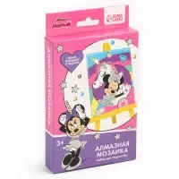 Алмазная мозаика с частичным заполнением для детей &laquo;Минни Маус и Единорог&raquo;, 15&times;10.см