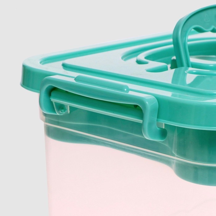 Контейнер для хранения с крышкой и вкладышем 6,5 л, цвет пыльно-голубой Контейнер для хранения с крышкой и вкладышем 6,5 л, цвет пыльно-голубой