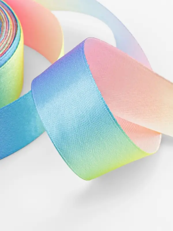 Лента атласная &laquo;Радуга&raquo;, 25 мм, 18&plusmn;1 м, разноцветная