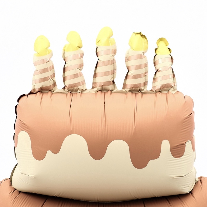 Воздушный шар фольгированный 60 Воздушный шар фольгированный 60" «Большой сливочный торт», под воздух