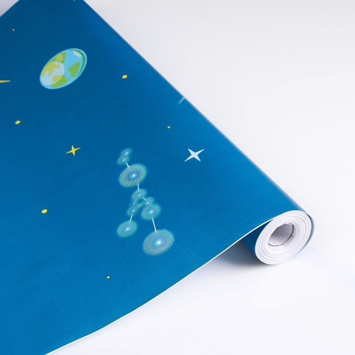 Пленка самоклеящаяся Пленка самоклеящаяся "Космос" 10м*45см