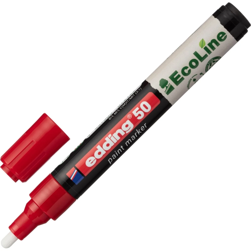 Маркер промышленный лаковый Edding E-50 красный 2-3 мм (4-50-002)