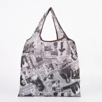 Сумка хозяйственная без застежки, 36&times;0.5&times;58 см, серая