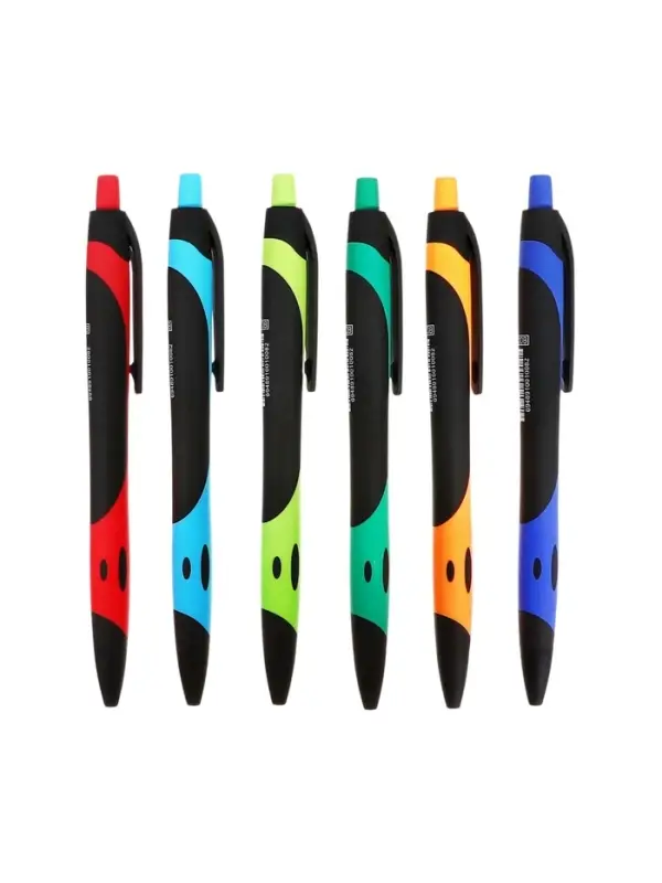 Ручка шариковая автоматическая Vinson, 1.0 мм, масляная, синяя, МИКС