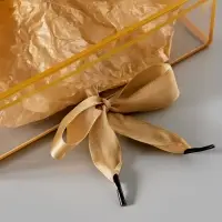 Коробка подарочная пластиковая с тишью и гирляндой Present, 20&times;18&times;5 см