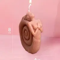 Свеча фигурная формовая &laquo;Русалка&raquo;, 6.5&times;4&times;8 см, соевый воск, МИКС