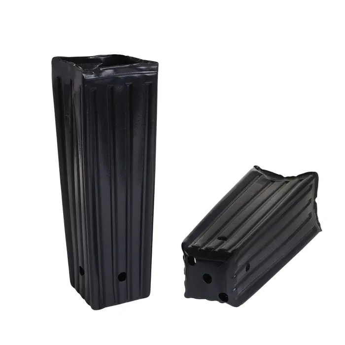 Пакет для рассады, 2.2 л, 10×10 см, h=29 см, полиэтилен, чёрный, Greengo