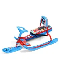 Снегокат &laquo;Тимка спорт 4-1&raquo; Sportcar, со спинкой, красный, синий, ТС4-1/SC2 Nika Kids