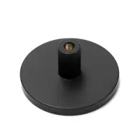 Ручка-кнопка CAPPIO, d=44 мм, h=20 мм, латунь, цвет черный