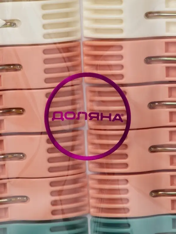 Прищепки для белья Доляна, 24 шт., 7&times;1.5 см, ширина низа 4.5 см