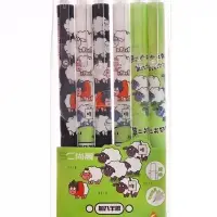 Стираемая ручка &laquo;Овечки&raquo;, гелевая, автоматическая, синий стержень, узел 0.5 мм, МИКС