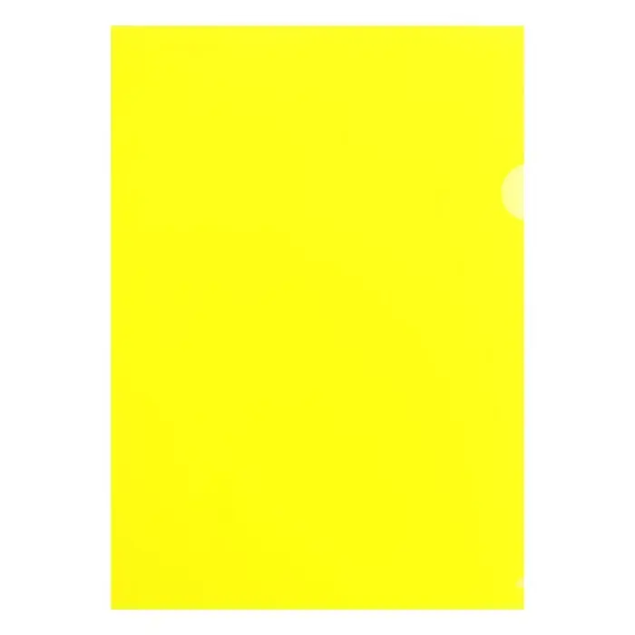 Набор папок-уголков А4, 180 мкм, Calligrata Стандарт, полупрозрачные, 4 штуки, микс