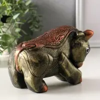 Копилка "Бык" 12х18,5х9,5 см, золото Копилка "Бык" 12х18,5х9,5 см, золото