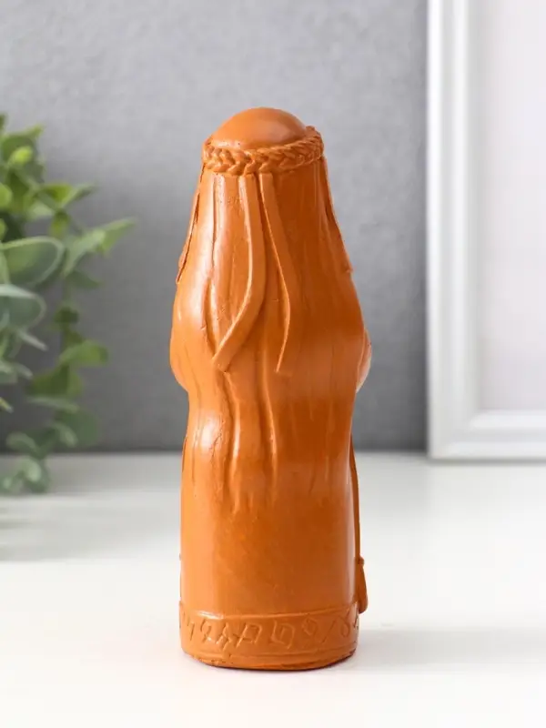 Фигурка - оберег &laquo;Денежная берегиня&raquo;, 14&times;6&times;6 см, красная глина