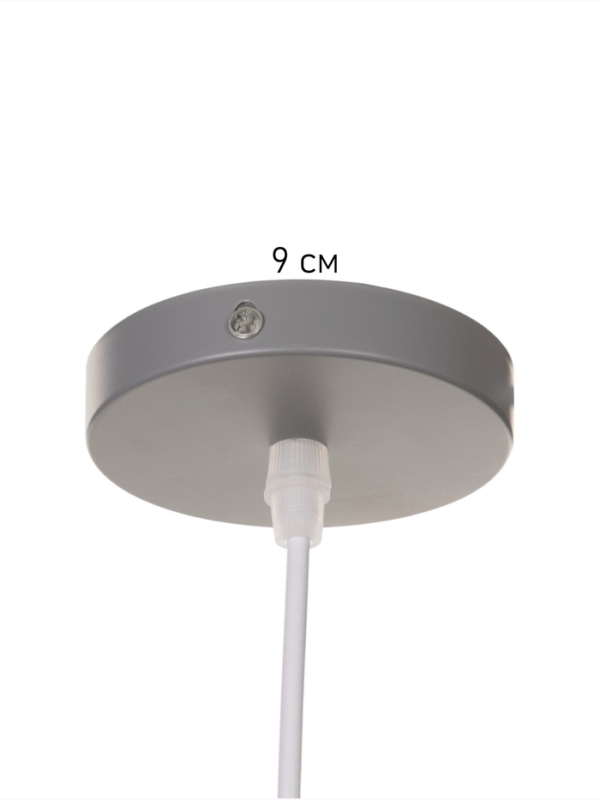 Светильник Paul 1х40Вт Е27 пр-1м пыльно-серый 20х20х17,5см