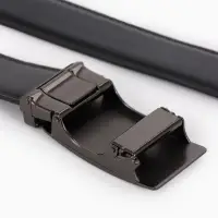 Ремень муж 07-01-03-03 Июнь2501, 3,7*0,3*140 см, Великан, мелкий флотер, пр автомат, черный   109036