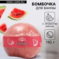 Бомбочка для ванн Добропаровъ с ароматом арбуза, 110 г