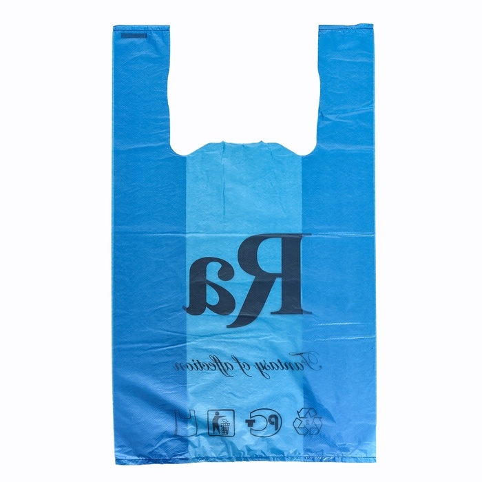 Пакет-майка 30 + 16 х 53 см, 18 мкр, синий Пакет-майка 30 + 16 х 53 см, 18 мкр, синий "Ra" набор 100шт