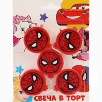 Свеча для торта &laquo;С Днем Рождения!&raquo;, 5 штук
