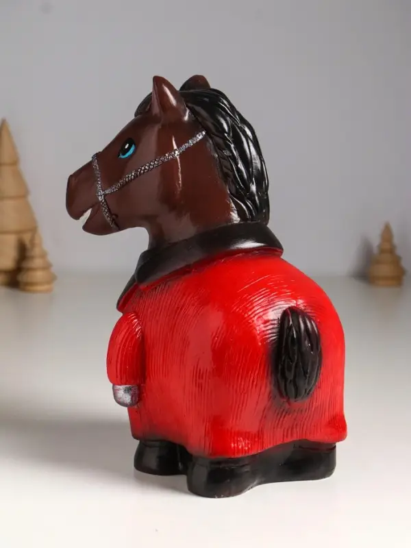 Копилка Копилка "Конь в пальто" 22,5х18х13 см, коричневый