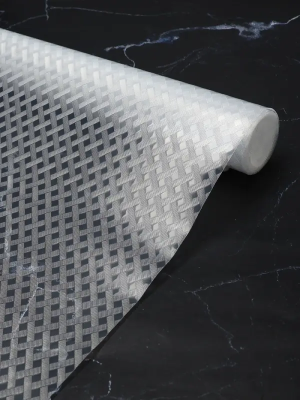 Коврик противоскользящий Доляна &laquo;Ромбы&raquo;, 30&times;150 см, прозрачный