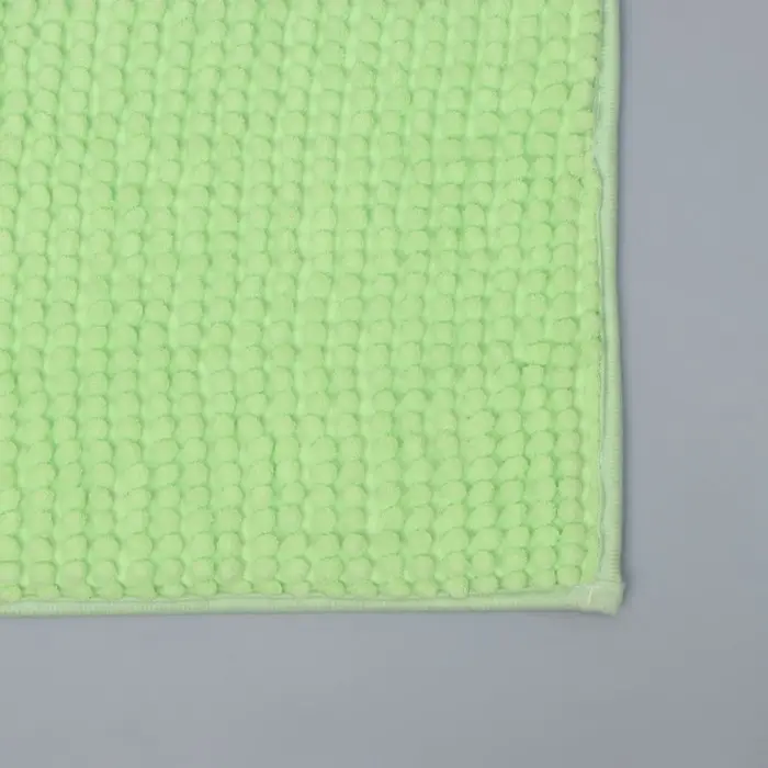 Коврик для дома Доляна &laquo;Букли&raquo;, 50&times;80 см, зелёный