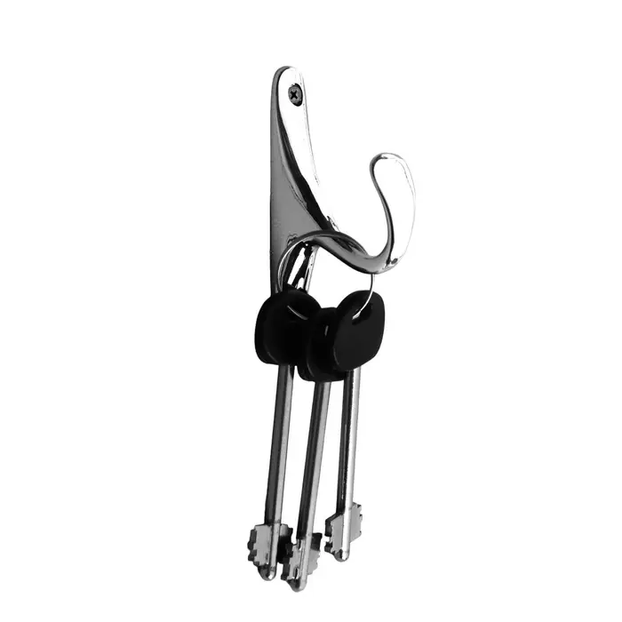 Крючок мебельный CAPPIO STANDART, однорожковый, цвет хром Крючок мебельный CAPPIO STANDART, однорожковый, цвет хром