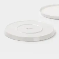 Тарелки Magistro White Snow, набор 2 шт., d=26 см, фарфор, белые