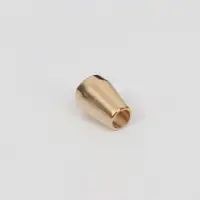 Наконечник для шнура, d=5 мм, 14×9 мм, 4 шт., цвет золотой