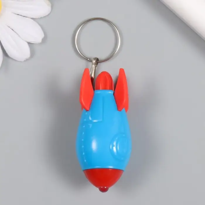 Фонарик свет на кольце Фонарик свет на кольце "Ракета" LR41x3 шт МИКС 2,7х2,7х5 см