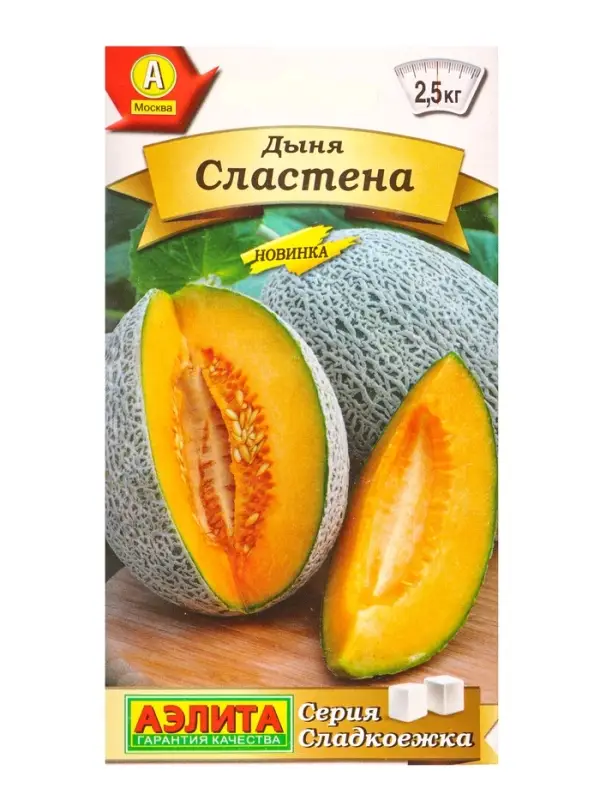 Семена Дыня Сластена Сладкоежка, Ц/П,1 г Семена Дыня Сластена Сладкоежка, Ц/П,1 г