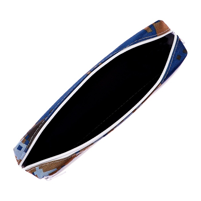 Пенал мягкий  Пенал мягкий "Миллитари" 2 отделения, 80 х 210 х 40 мм, МИКС