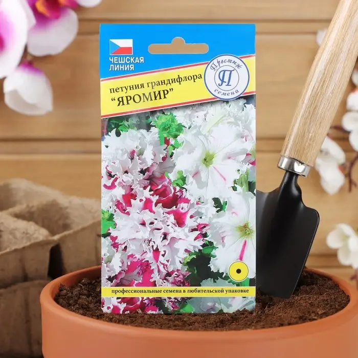 Семена цветов Петуния грандифлора Семена цветов Петуния грандифлора"Яромир" Смесь, О, драже 10 шт