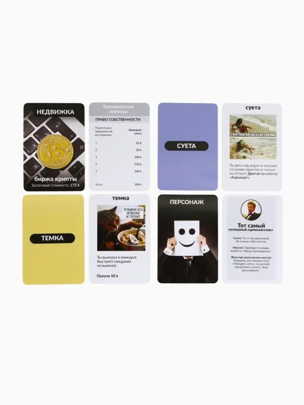 Настольная экономическая игра для тех, кто в теме  Настольная экономическая игра для тех, кто в теме "РЕШАЛЫ"