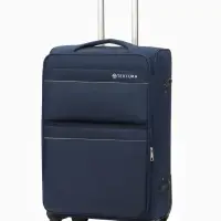 Чемодан на колёсах TEXTURA, с увеличением, кодовый замок, 42&times;26&times;68 см, 24", синий