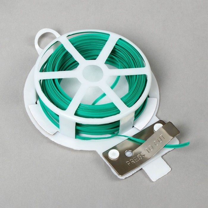 Набор для крепления растений: проволока - 18 м, прищепки - 18 шт., подвязки 24 см - 12 шт., Greengo