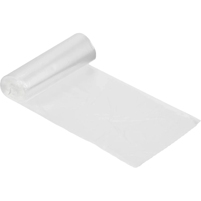 Мешки для мусора ПВД 30л 10мкм 20шт/рул прозрачные 48x58см_СПБ