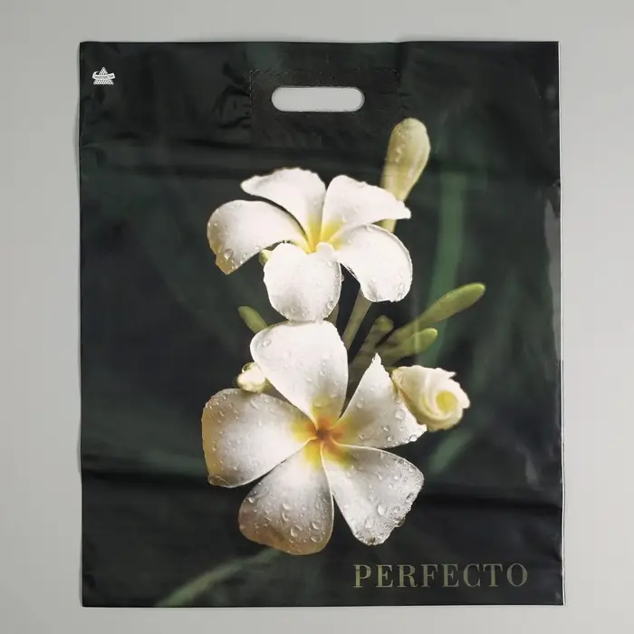 Пакет &laquo;Перфекто плюмерия&raquo;, полиэтиленовый с вырубной ручкой, 90 мкм 42&times;48 см
