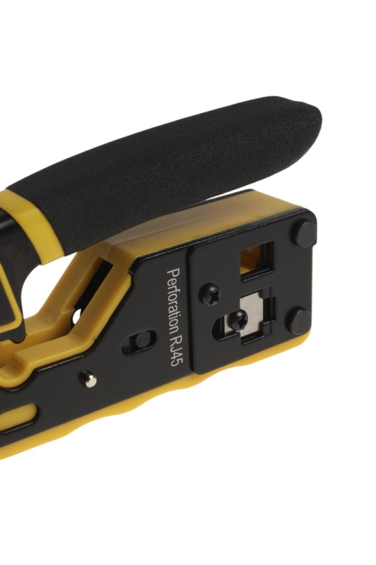 Кримпер ТУНДРА, обжим пластиковых клемм RJ45 RJ11/12, зачистка до 7 мм Кримпер ТУНДРА, обжим пластиковых клемм RJ45 RJ11/12, зачистка до 7 мм