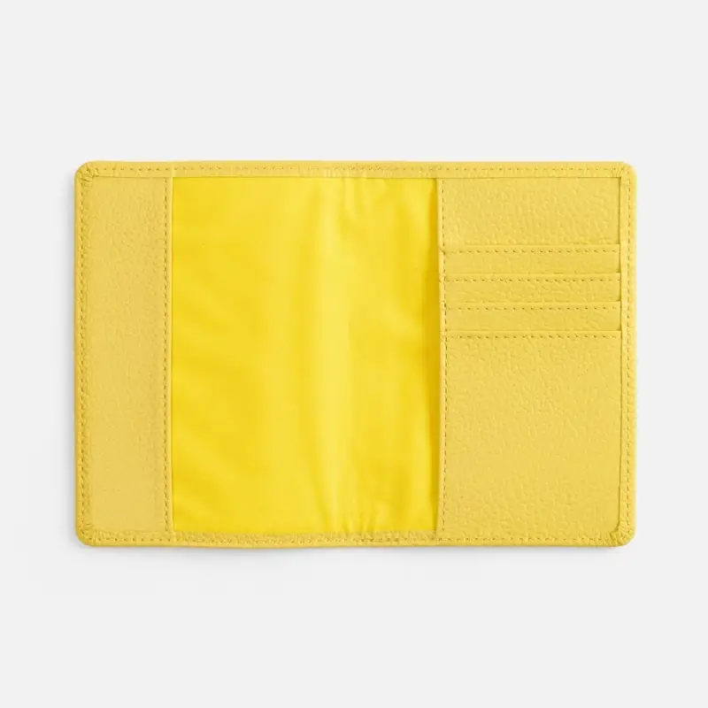 Обложка для паспорта Unison, желтая Обложка для паспорта Unison, желтая