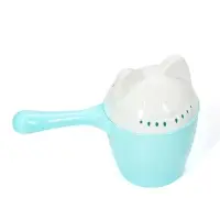 Набор для купания детский: ванночка 86 см, горка, ковш -лейка, голубой