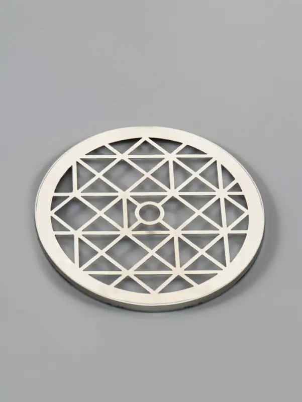 Крышка металлическая для вазы "Классик" d-12 см, серебро