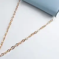 Цепочка для сумки, с карабинами, 14&times;10 мм, 60 см, цвет золотой