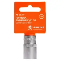 Головка торцевая 1/2"DR шестигранная 16мм, L=38мм пласт.подвес