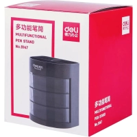 Набор настольный Deli E38253 12 предметов черный