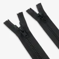 Молния &laquo;Трактор&raquo;, №8, разъёмная, 2 замка, замки автомат, 110 см, чёрная