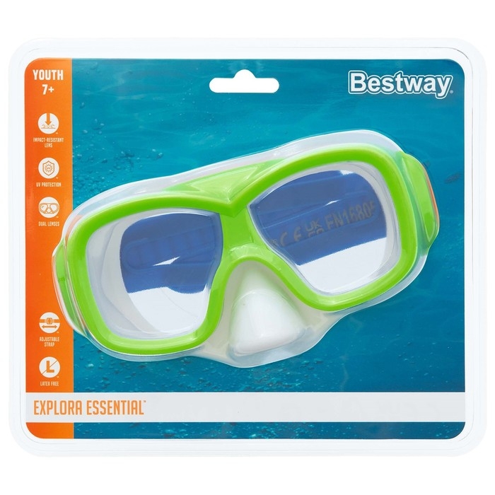 Маска для плавания Aquanaut, от 7 лет, цвет МИКС, 22039 Bestway Маска для плавания Aquanaut, от 7 лет, цвет МИКС, 22039 Bestway